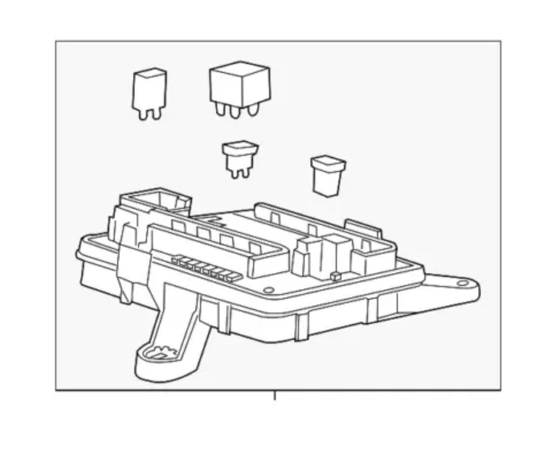 Véritable bloc de jonction harnais de câblage de corps GM 84044725 chevrolet camaro/ Genuine Body Wiring Harness Junction Box