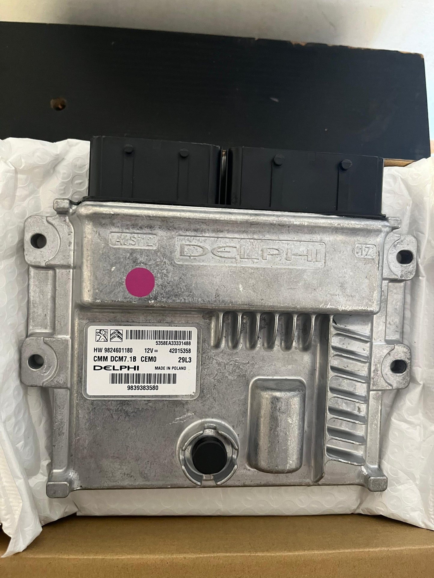 Calculateur ECU Peugeot boxer /Citroën jumper HW 9824601180 HW9824601180 DCM7.1B