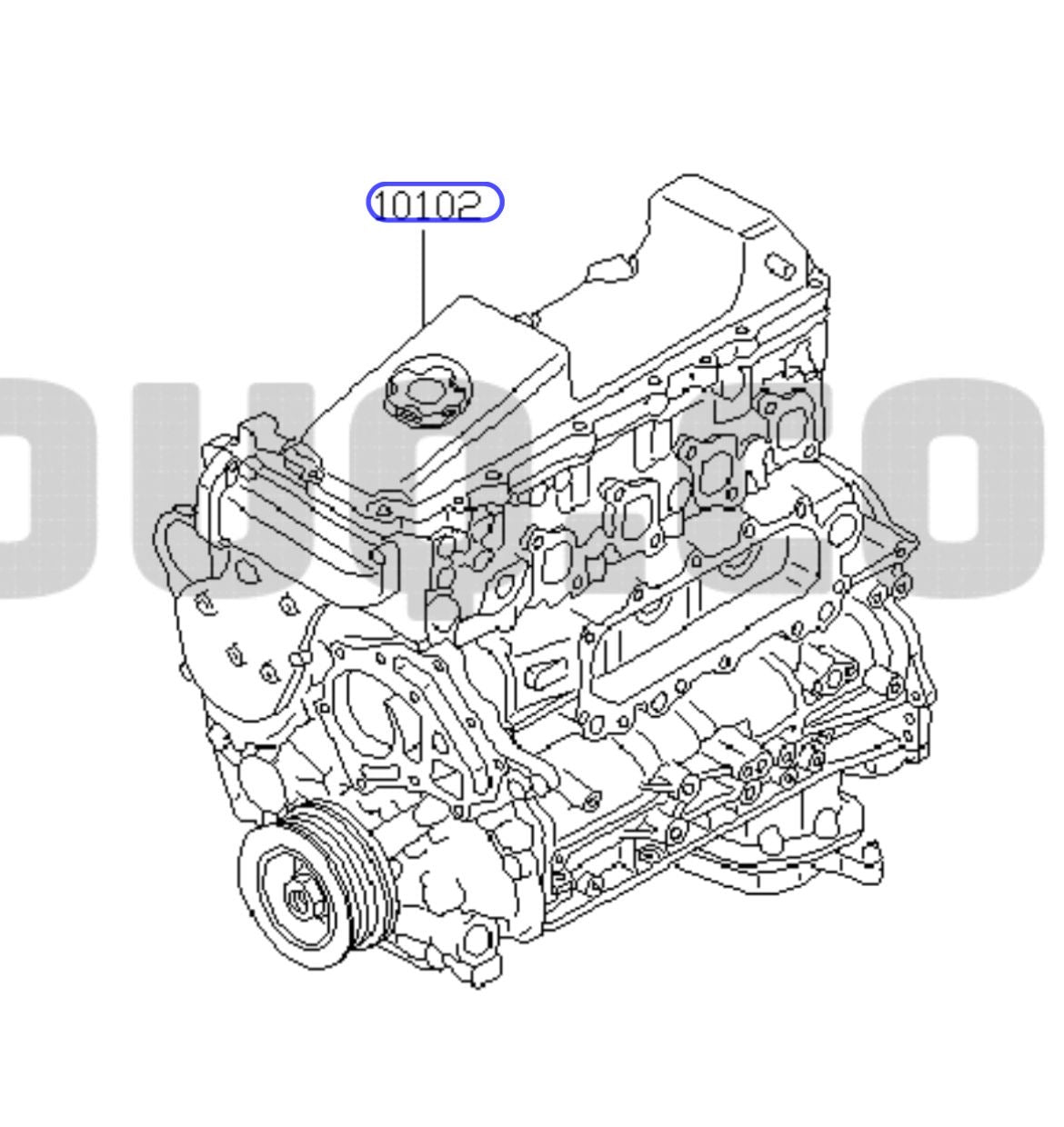 Moteur Nissan Renault zd30 ZD30ddtt Nissan Patrol