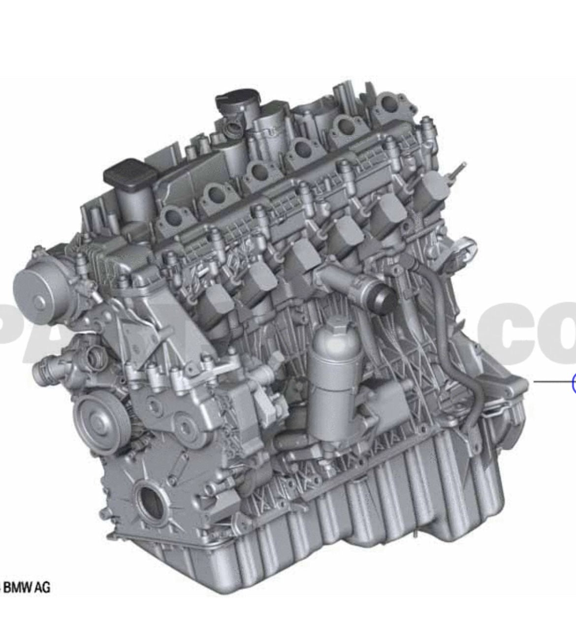 Moteur bmw x3 6 cylindres M57n2/engine BMW 6 cylinders M57n2