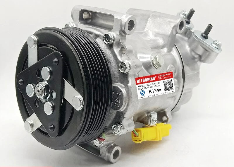 Compresseur de climatisation For sanden sd6v12 mini air conditioner compressor for Mini Cooper R55 R56 R57 64529223392 64526942501 64522758145 64522758433
