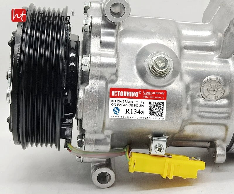 Compresseur de climatisation For sanden sd6v12 mini air conditioner compressor for Mini Cooper R55 R56 R57 64529223392 64526942501 64522758145 64522758433