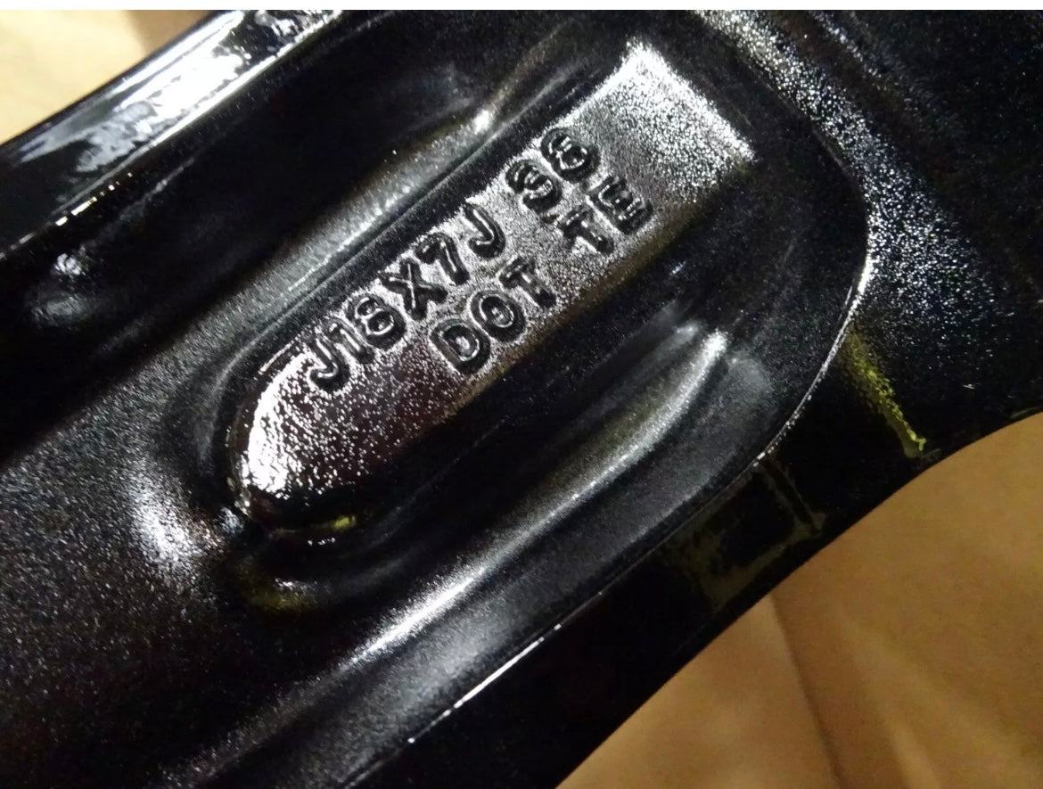 Jante Mitsubishi éclipse cross 4250G625 2023-2024 Mitsubishi Eclipse Cross 18x7 Machine Black Wheel Rim OEM 95418 66050