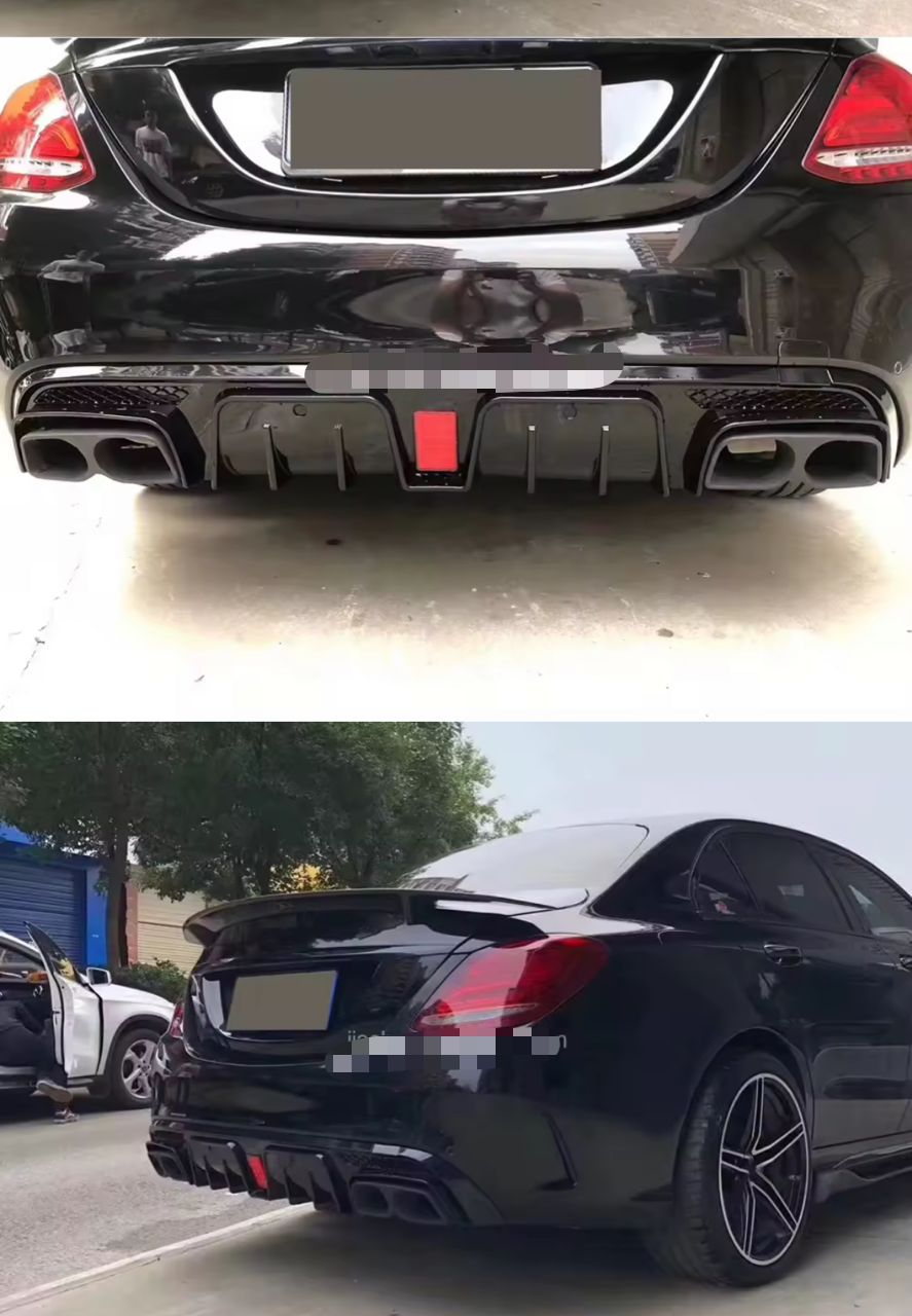 Diffuseur de lèvre de pare-chocs arrière Led avec embouts d'échappement pour Mercedes Benz W205 C200 C300 C43 C63 AMG Sedan 4 portes 2015-2019
Nom du produit
Lèvre arrière avec échappement style B
Modèle de voiture
Pour Benz W205 Classe C Sport C43 C63 AMG 2015-2019 non standard
Matériel
Matériau ABS, noir brillant ou aspect carbone
Installation
Veuillez l'installer dans un magasin de rénovation professionnel pour de meilleurs résultats, installation facile.
Personnaliser
Accepter la commande OEM & ODM