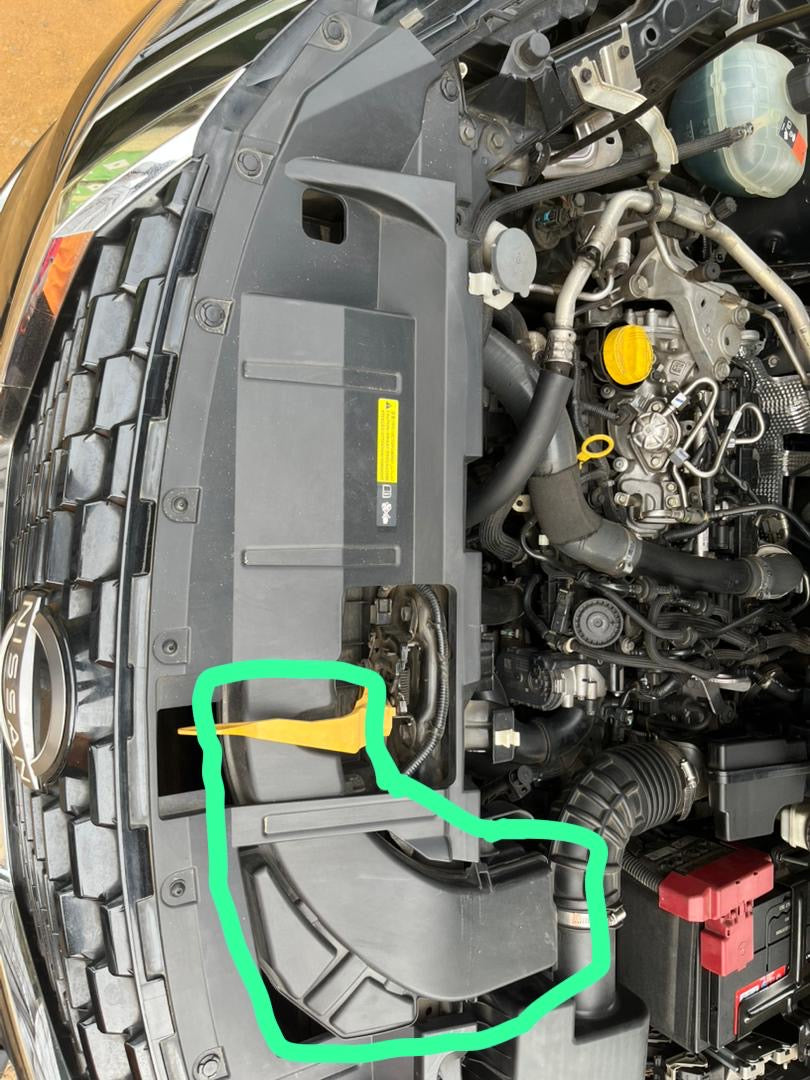 Tuyau de réservoir d’air Nissan Qashqai III j12