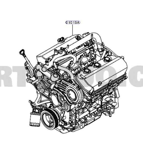 Engine Moteur V6 6b31 Mitsubishi Pajero sport /l200