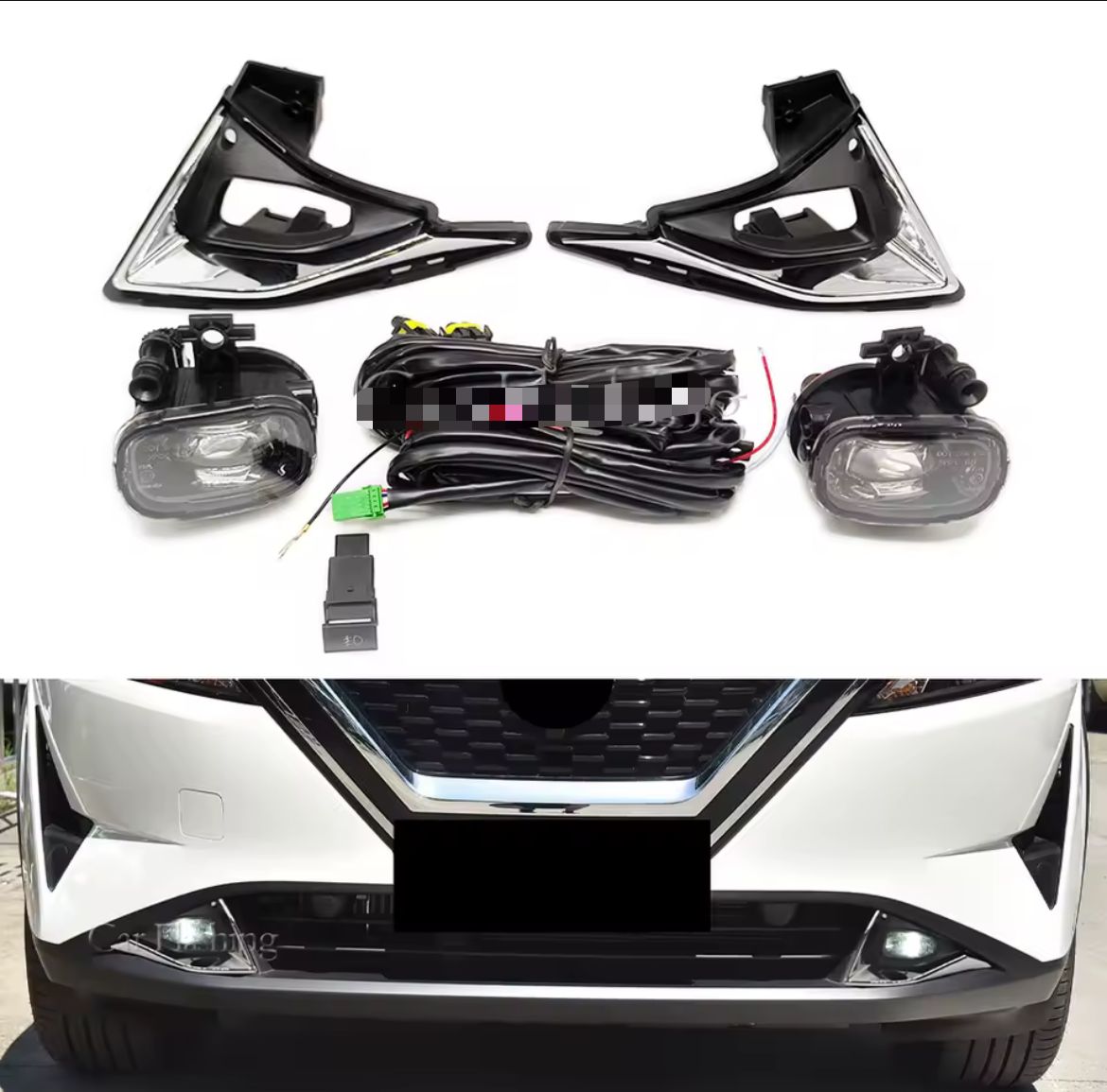 Kit feux antibrouillards Nissan Qashqai III j12