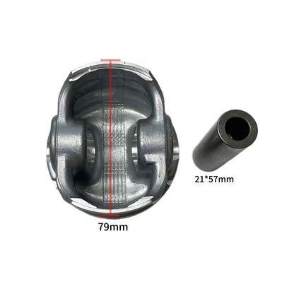 Piston Genuine Auto Engine Parts OEM 79mm Pistons Piston Rings Set STD+0.5MM for Volvo V60 V70 B4164T 1.6 1.6L Ford EcoBoost1.6T L4 GAS