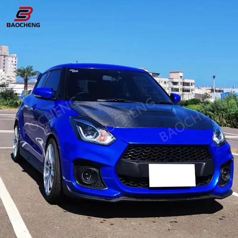 Suitable for Suzuki Swift Sport ZC33S 2018-2024 Carbon Fiber Car Front Bumper Engine Cover Hood Bonnet Car Parts