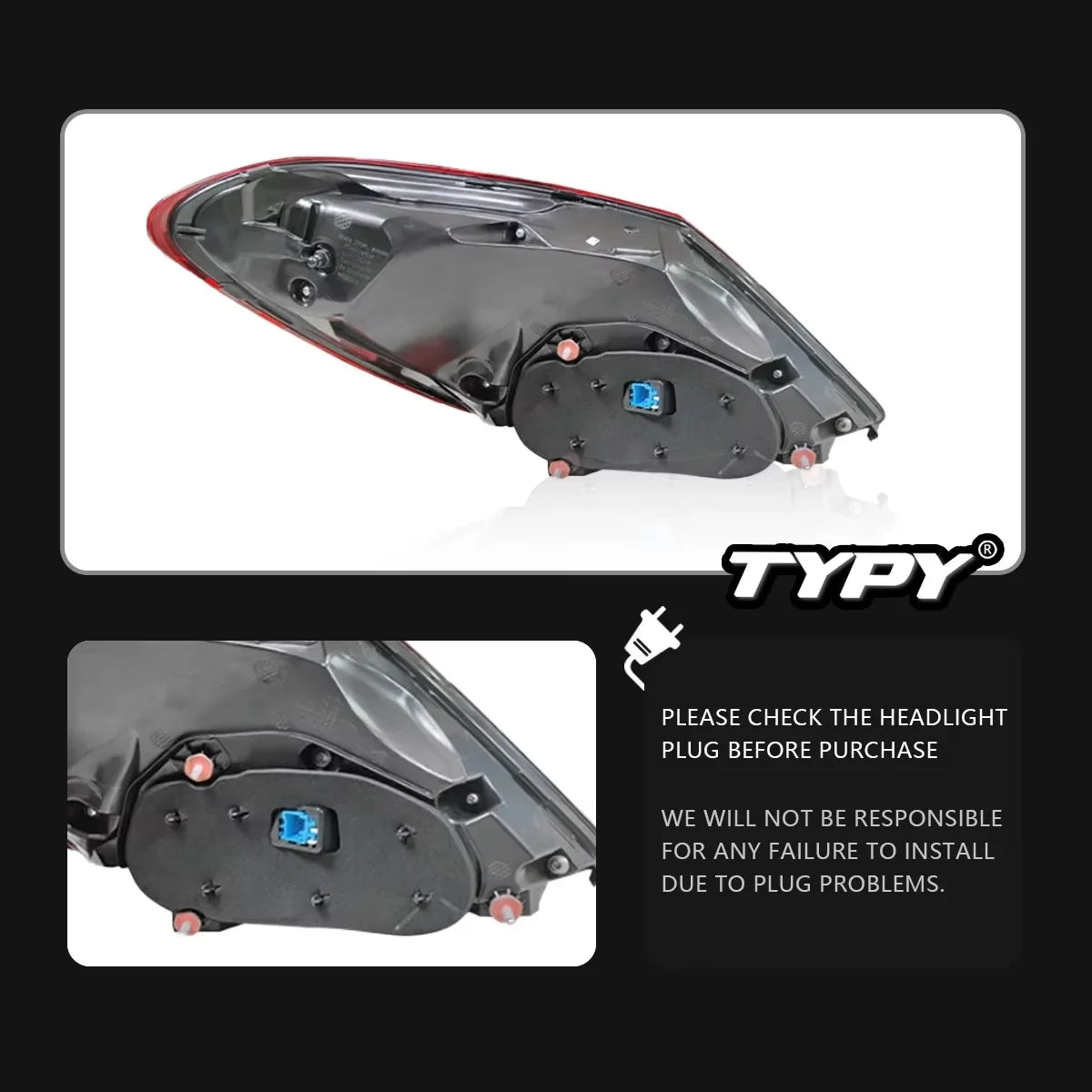 Feux arrières TYPY New LED Taillight Upgrade Modified Full Tail Lamp Car Accessories for Benz C Class W205 2015-2021 Dynamic Turn Signals