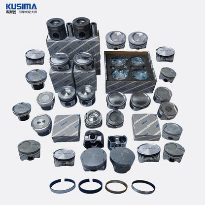 Pistons OEM Quality EA111 Engine OEM 76.5mm Piston & Piston Ring Kit for Audi VW Lavida Import POLO Seat 1.6 CFN 1.6l OE 036107065ET STD