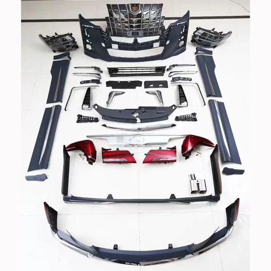 Alphard 2008-2014 Car Body Kits 2018 Upgrade 1:1 Front Rear Lip Tail Head Lights New Bumper for Series 35 Alphard 20 Series