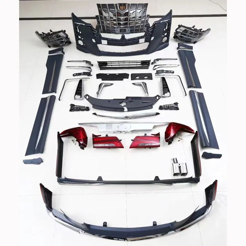 Alphard 2008-2014 Car Body Kits 2018 Upgrade 1:1 Front Rear Lip Tail Head Lights New Bumper for Series 35 Alphard 20 Series