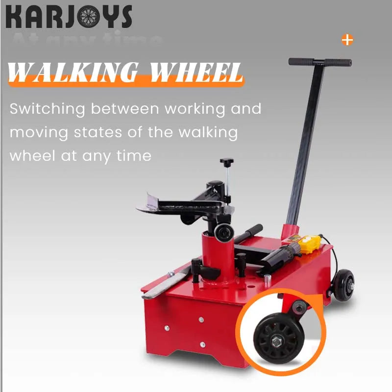 Karjoys Electric Truck Tire Changer Removal 22.5 Truck Tire Mounting Manual Portable Tire Changer for Truck