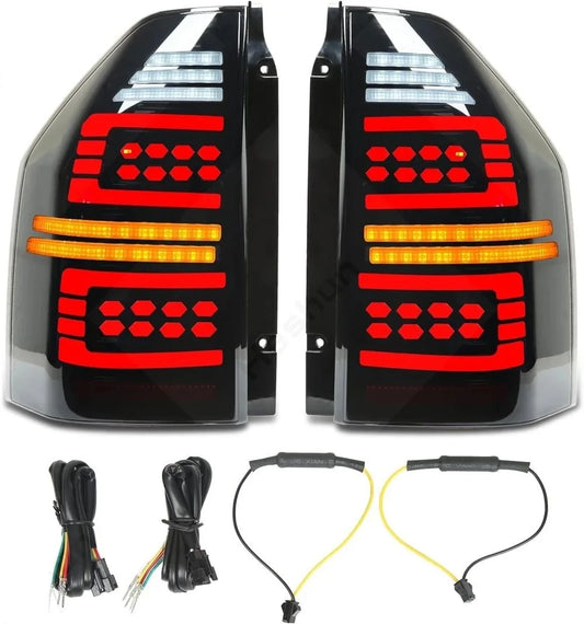 Auto Accessories for Mitsubishi Pajero V73 2009-2022 LED Tail Lamp with ABS Modified Lights for Rear Back Turn Signals