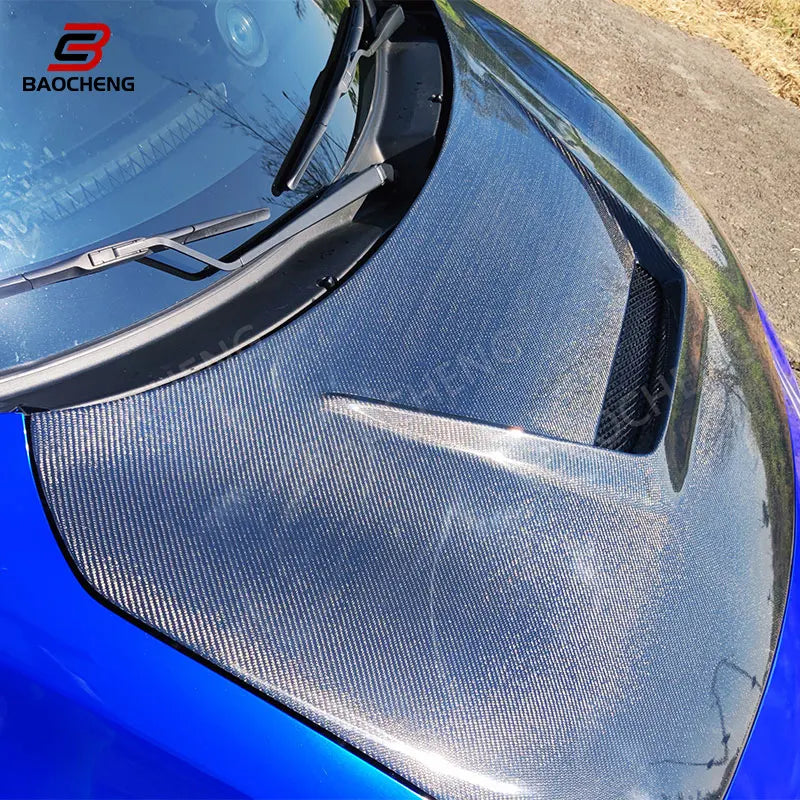 Suitable for Suzuki Swift Sport ZC33S 2018-2024 Carbon Fiber Car Front Bumper Engine Cover Hood Bonnet Car Parts