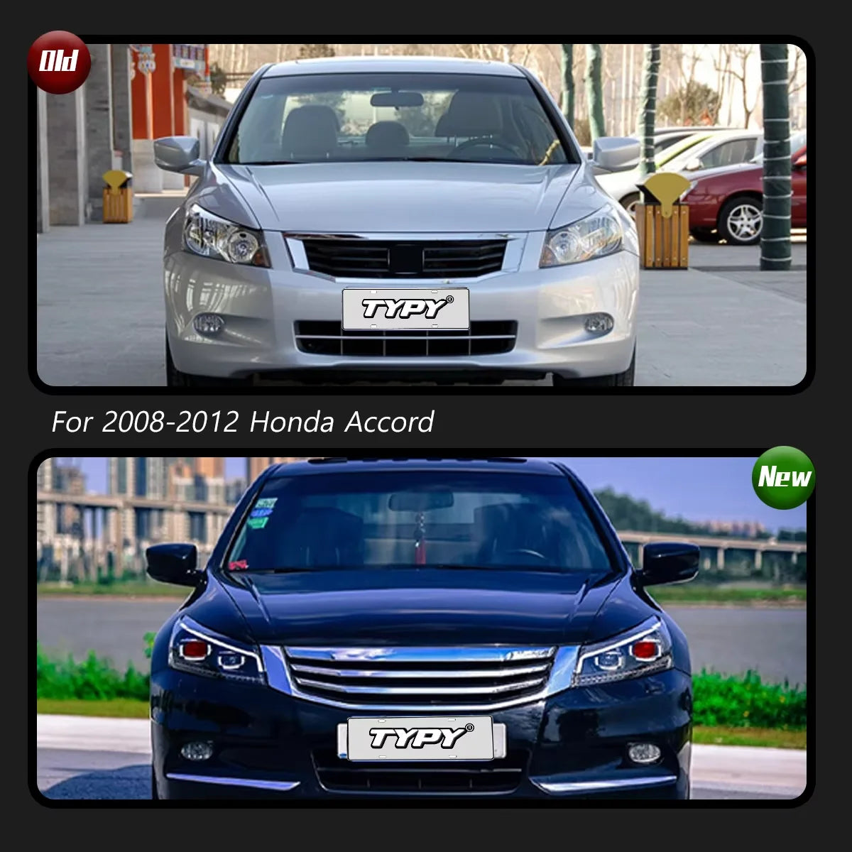 Phare avant Auto Accessories Full LED Head Lamps for Honda Accord 8th Gen 2008-2013 Headlights Assembly Sequential Turn Signal
