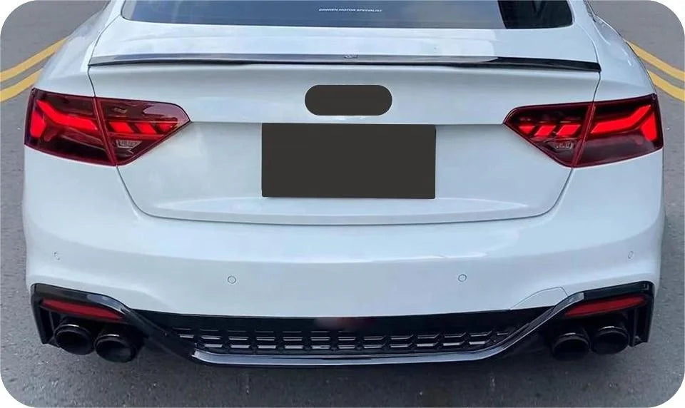 2021 RS5 Style Bodykit for A5 Sportback Coupe Modification 2017 2018 2019 PP Material B9 A5 Old to New Taillamp RS5 Front Bumper