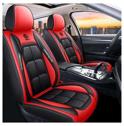 Housse de siège auto /Customized Luxury PU Leather Seat Cover Car Factory Directly Sales 5pcs Car Seat Cover