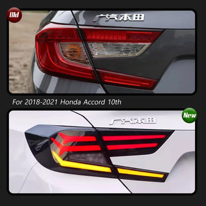 Feux arrières TYPY Car Light for Honda Accord 10th RGB 2018-2021 Taillight LED Projetor Tail Lamp Daytime Running Light Automotive Accessories