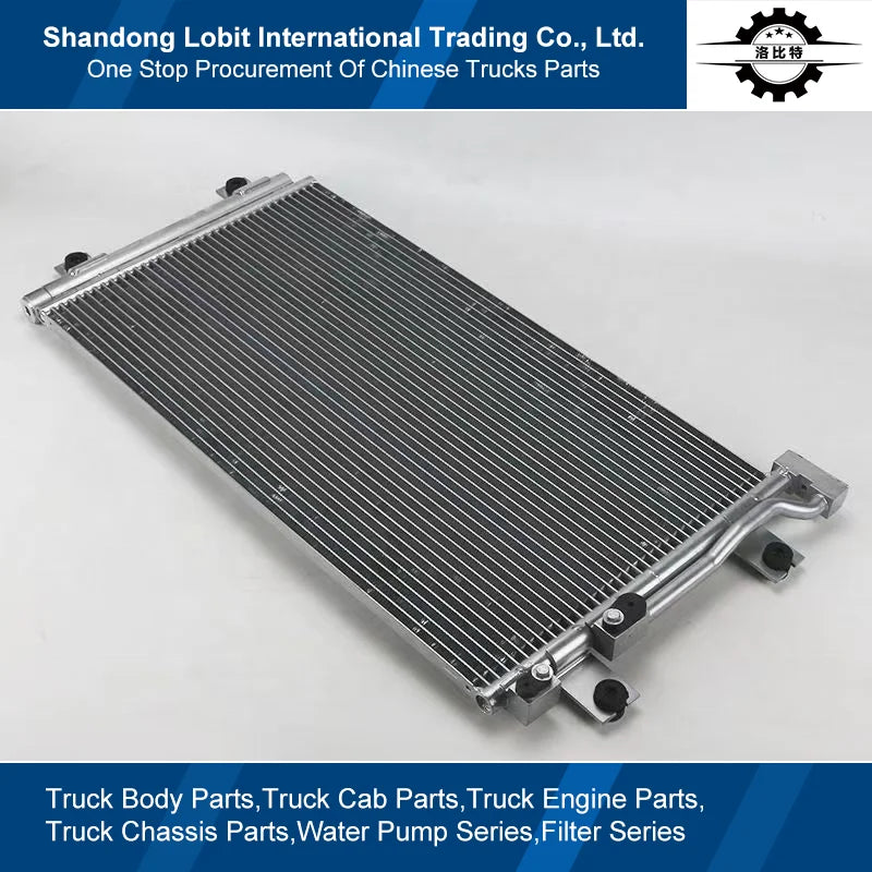 Condensateur Sinotruk HOWO 371 8x4 Truck Parts Air Conditioner Radiator Cooling Plate Water Tank High Quality Condenser Assembly WG1642821074