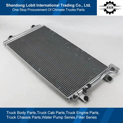 Condensateur Sinotruk HOWO 371 8x4 Truck Parts Air Conditioner Radiator Cooling Plate Water Tank High Quality Condenser Assembly WG1642821074