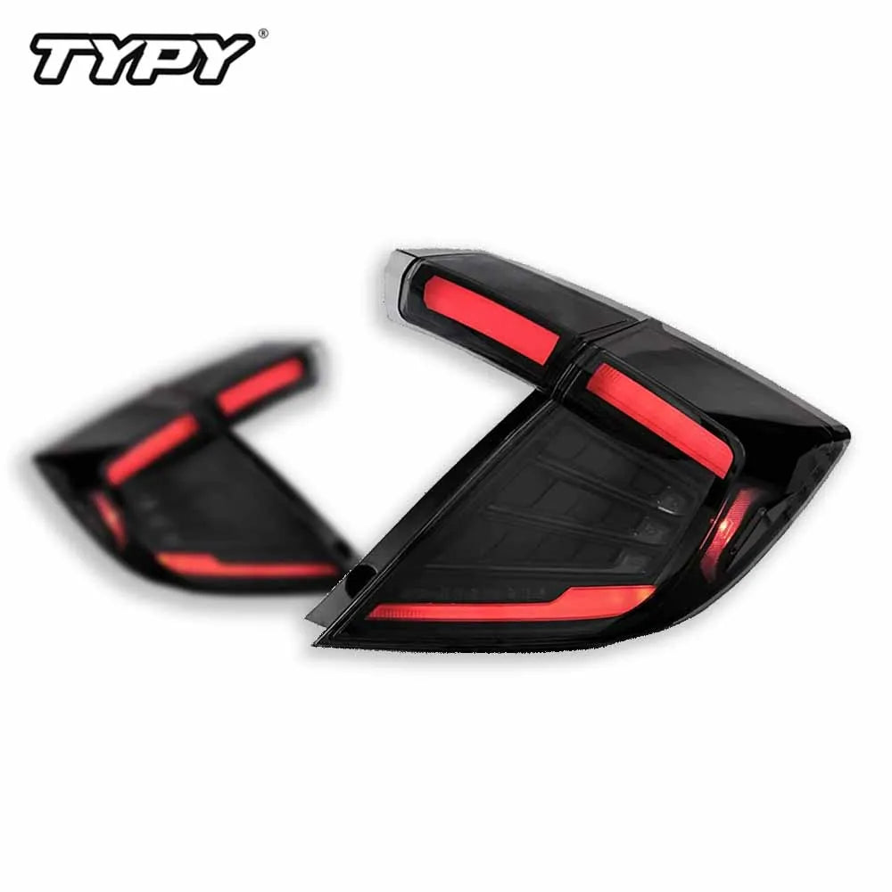 Feux arrières Car Lights LED Taillights Assembly Rear Tail Lamps DRL Sequential Tun Signal for 10th Gen Honda Civic Hatchback/Type R 2018-2022
