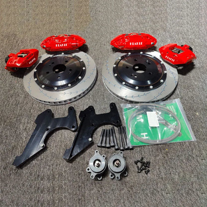 KLAKLE Racing Car F40 Electronic Handbrake Brake Calipers Brake Disc 345MM for Mini Cooper S R53 Accessories