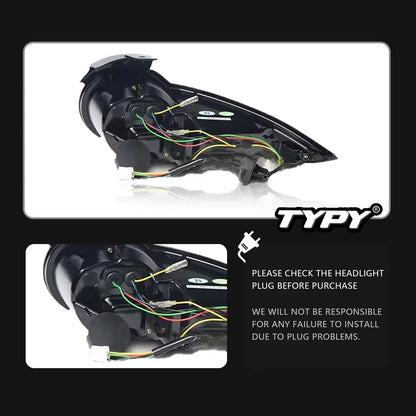 Feux arrières TYPY New Upgrade Modified Full Tail Lamp Assembly Car Accessories for Mazda MX5 2015-2022 Dynamic Turn Signal Brake Taillight