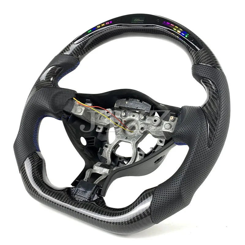 For Infiniti FX30 FX35 FX37 FX50 QX70 2009 2010 2011 2012 LED Display Carbon Fiber Steering Wheel Automotive Interior