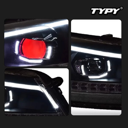 Phare avant Auto Accessories Full LED Head Lamps for Honda Accord 8th Gen 2008-2013 Headlights Assembly Sequential Turn Signal