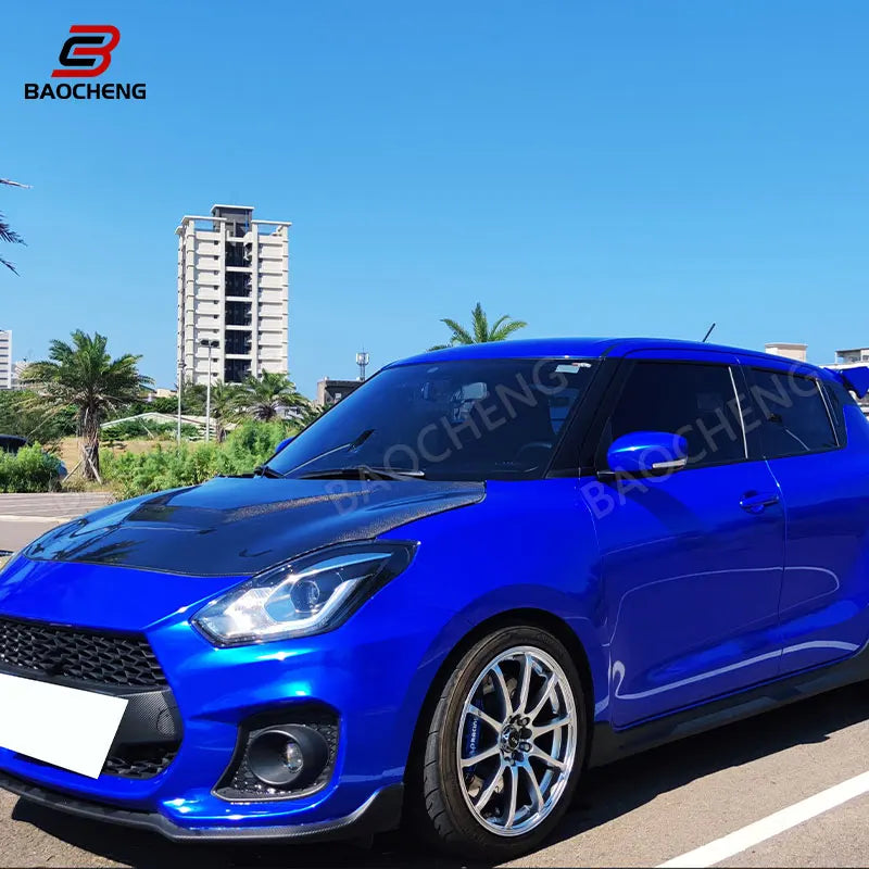 Suitable for Suzuki Swift Sport ZC33S 2018-2024 Carbon Fiber Car Front Bumper Engine Cover Hood Bonnet Car Parts