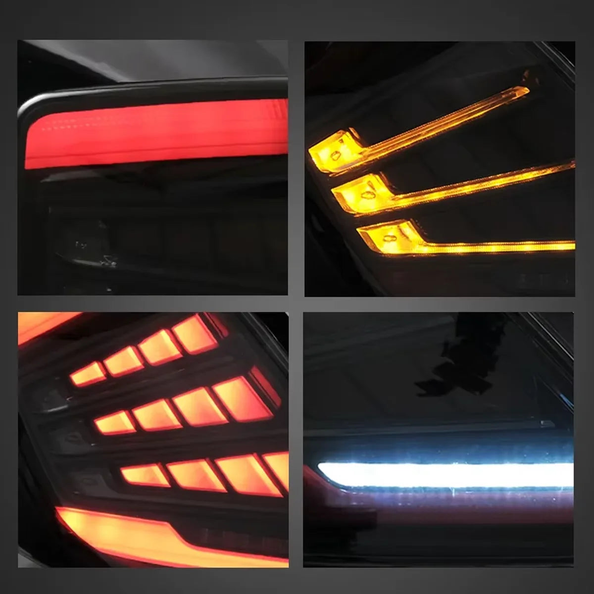 Feux arrières Car Lights LED Taillights Assembly Rear Tail Lamps DRL Sequential Tun Signal for 10th Gen Honda Civic Hatchback/Type R 2018-2022