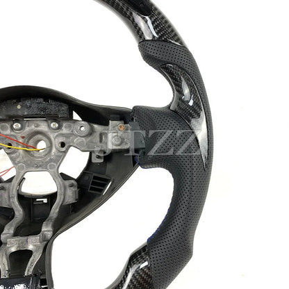 For Infiniti FX30 FX35 FX37 FX50 QX70 2009 2010 2011 2012 LED Display Carbon Fiber Steering Wheel Automotive Interior
