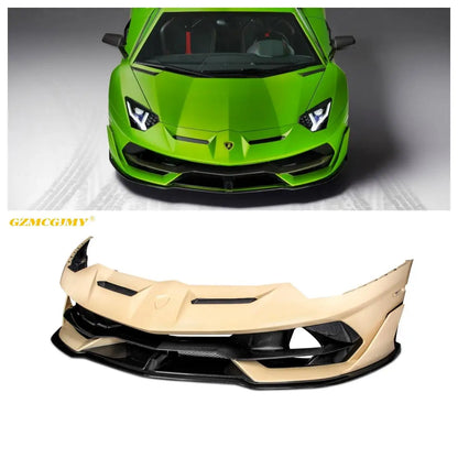 Pare-chocs avant Hot Sale Front Bumper Suitable for Lamborghini Aventador LP700 LP720 Dry Carbon Fiber Front Diffuser