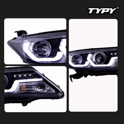 Phare New LED Headlight Upgrade Modified Full Head Lamp for Honda CITY 2015-2019 Turn Signals Daytime Running Lights