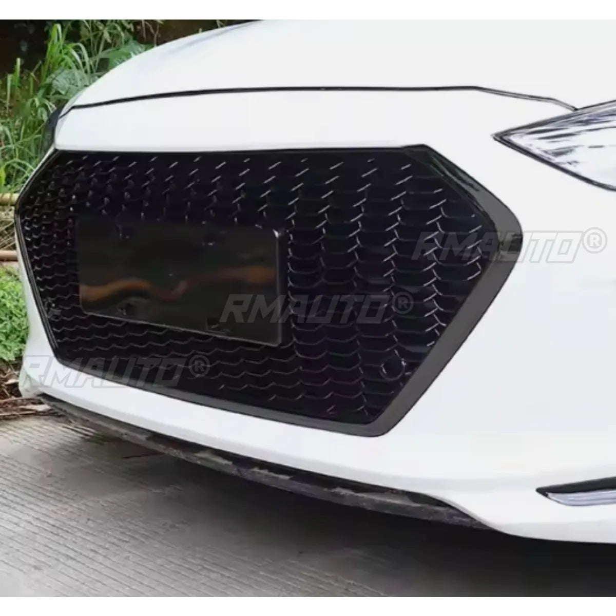 For Hyundai Elantra 2016-2018 Exterior Part Front Racing Upper Grille Racing Grills Car Front Bumper Racing Grille Exterior Part