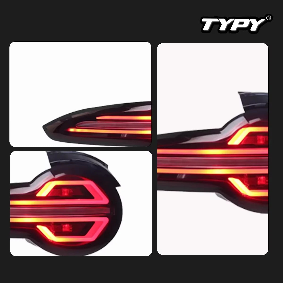 Feux arrières TYPY New Upgrade Modified Full Tail Lamp Assembly Car Accessories for Mazda MX5 2015-2022 Dynamic Turn Signal Brake Taillight
