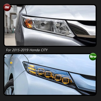 TYPY Car Light for Honda CITY 2015-2019 Headlight LED Projetor Head Lamp Daytime Running Light Automotive Accessories