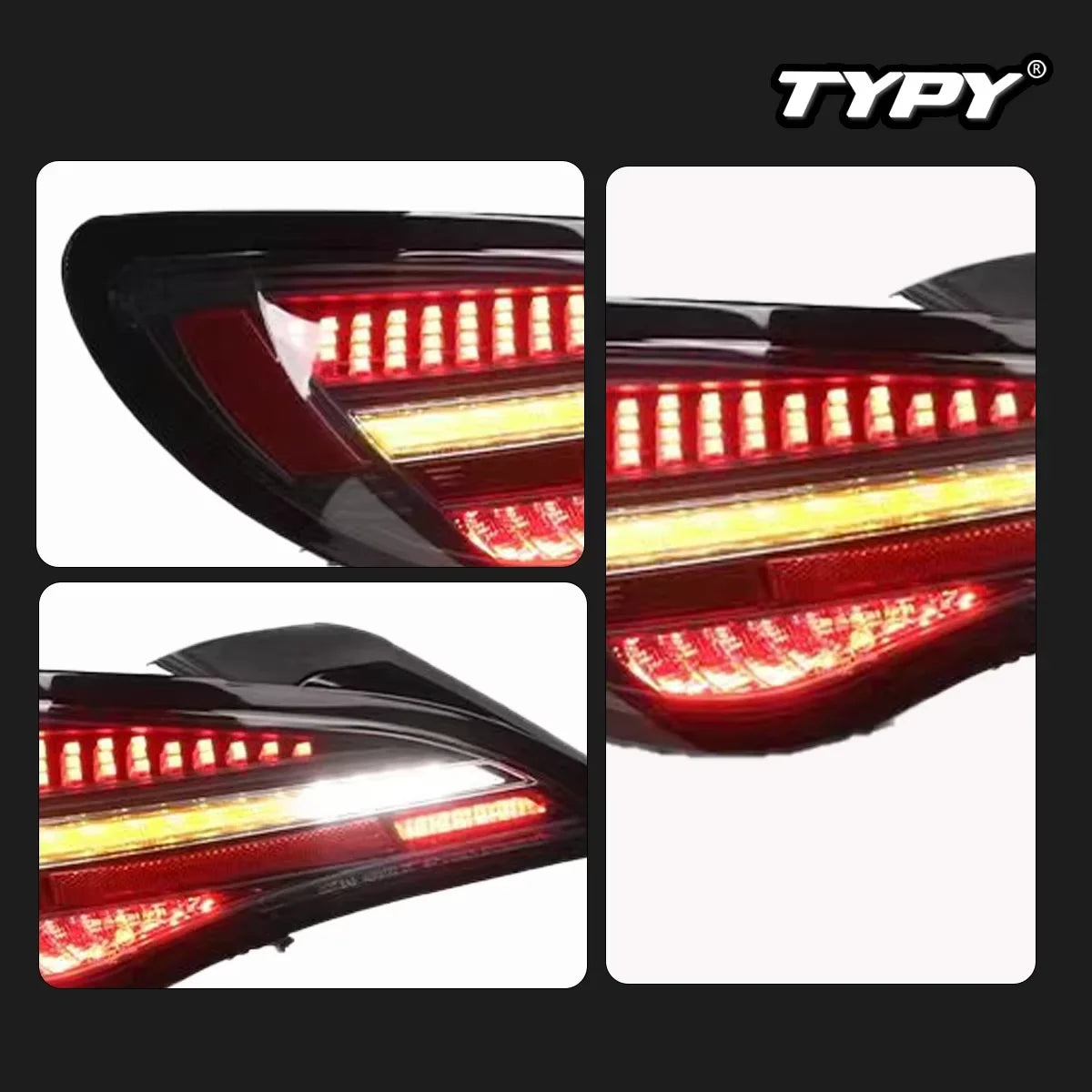 Feux arrières TYPY Car Light for Benz CLA W117 2014-2019 Taillight LED Projetor Tail Lamp Daytime Running Light Automotive Accessories