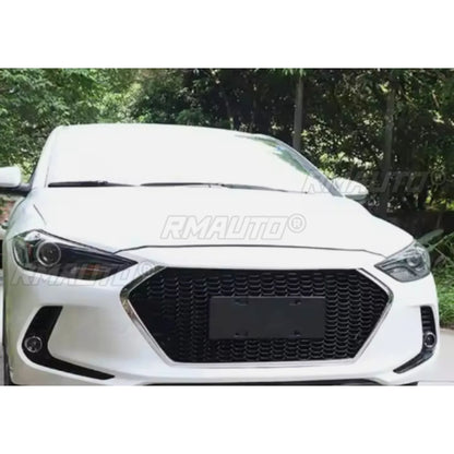 For Hyundai Elantra 2016-2018 Exterior Part Front Racing Upper Grille Racing Grills Car Front Bumper Racing Grille Exterior Part