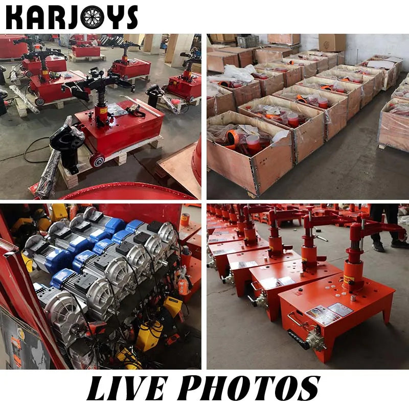 Karjoys Electric Truck Tire Changer Removal 22.5 Truck Tire Mounting Manual Portable Tire Changer for Truck