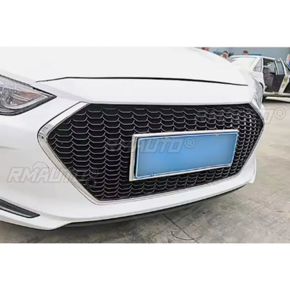 For Hyundai Elantra 2016-2018 Exterior Part Front Racing Upper Grille Racing Grills Car Front Bumper Racing Grille Exterior Part