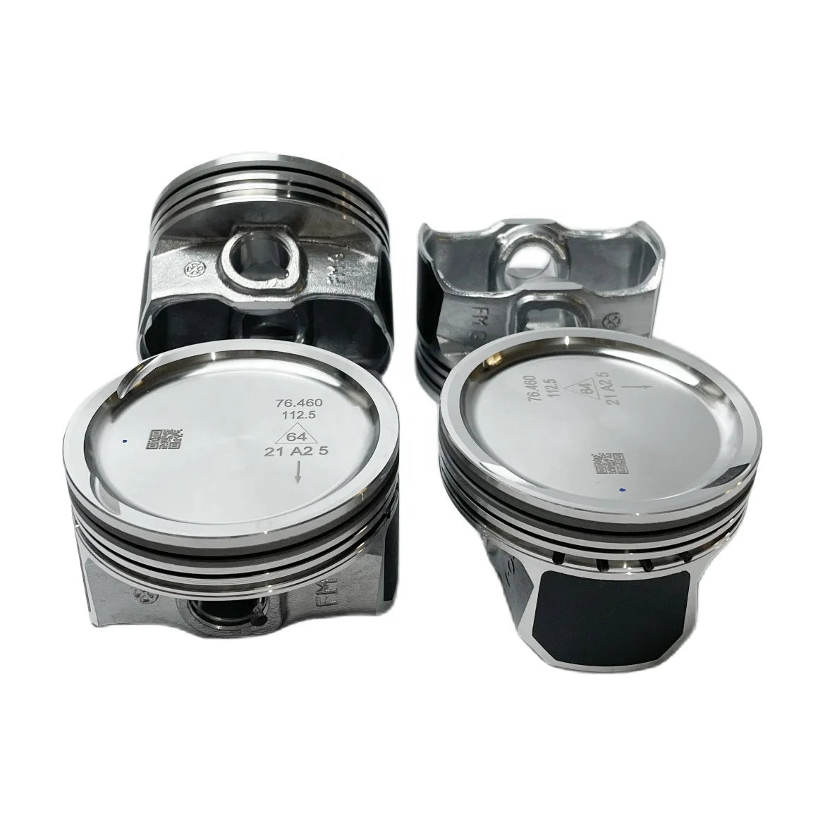 Pistons OEM Quality EA111 Engine OEM 76.5mm Piston & Piston Ring Kit for Audi VW Lavida Import POLO Seat 1.6 CFN 1.6l OE 036107065ET STD