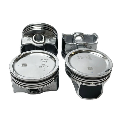 Pistons OEM Quality EA111 Engine OEM 76.5mm Piston & Piston Ring Kit for Audi VW Lavida Import POLO Seat 1.6 CFN 1.6l OE 036107065ET STD