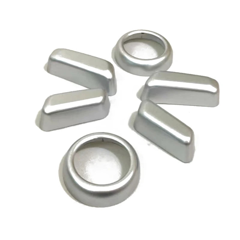 For Changan CS35 PLUS Accessories 2023-2025 ABS CarbonFiber Car Steering Wheel Button Cover Trim Steering Wheel Control Sticker