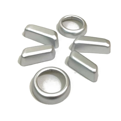 For Changan CS35 PLUS Accessories 2023-2025 ABS CarbonFiber Car Steering Wheel Button Cover Trim Steering Wheel Control Sticker