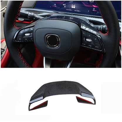 For Changan CS35 PLUS Accessories 2023-2025 ABS CarbonFiber Car Steering Wheel Button Cover Trim Steering Wheel Control Sticker