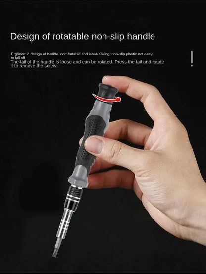 115 in 1 Screwdriver Set with Strong Magnetic High Hardness Multifunctional, and Versatile Disassembly Tools Special-shaped