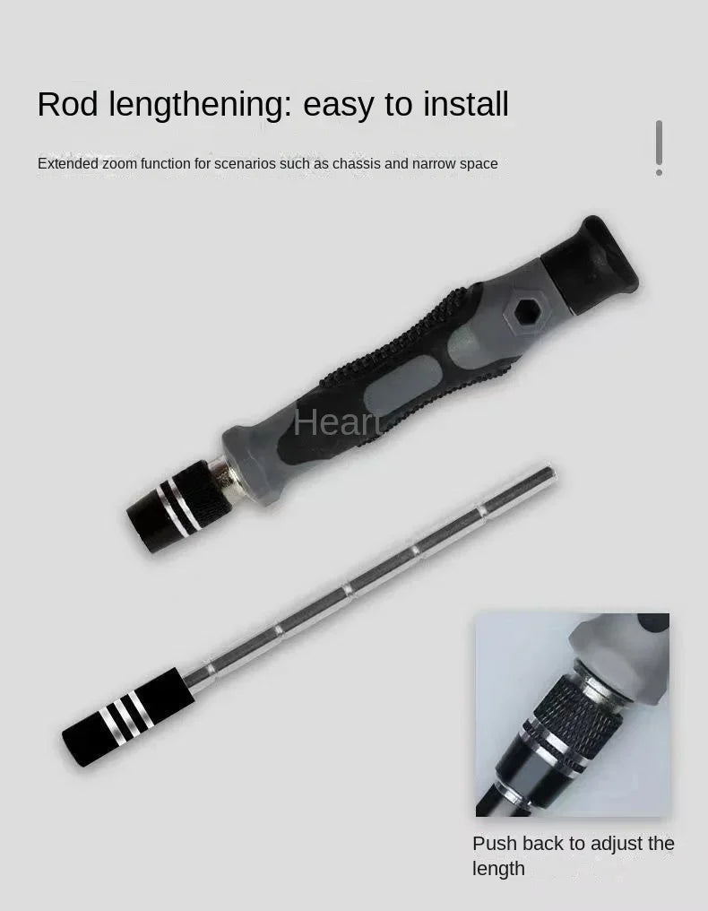 115 in 1 Screwdriver Set with Strong Magnetic High Hardness Multifunctional, and Versatile Disassembly Tools Special-shaped